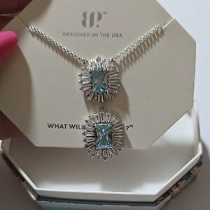 Elegant Silver and Blue Necklace by BP